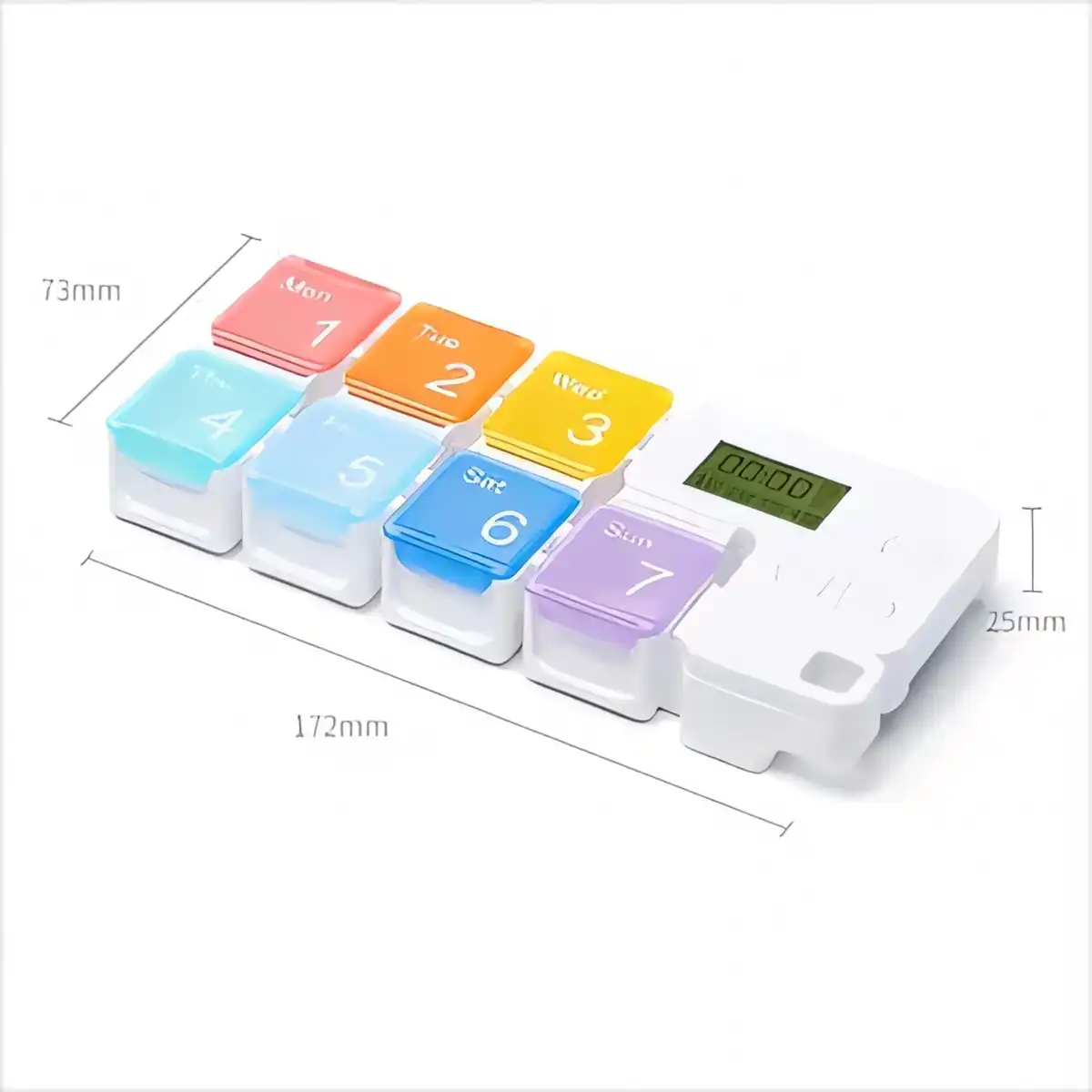 Smart 7 Day Pill Organizer with Alerts product detail view