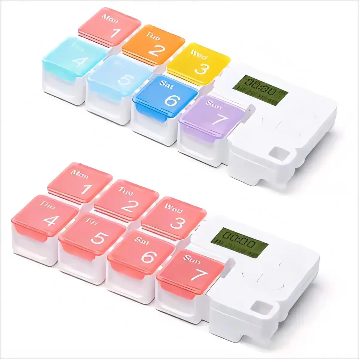 Smart 7 Day Pill Organizer with Alerts alternate product angle