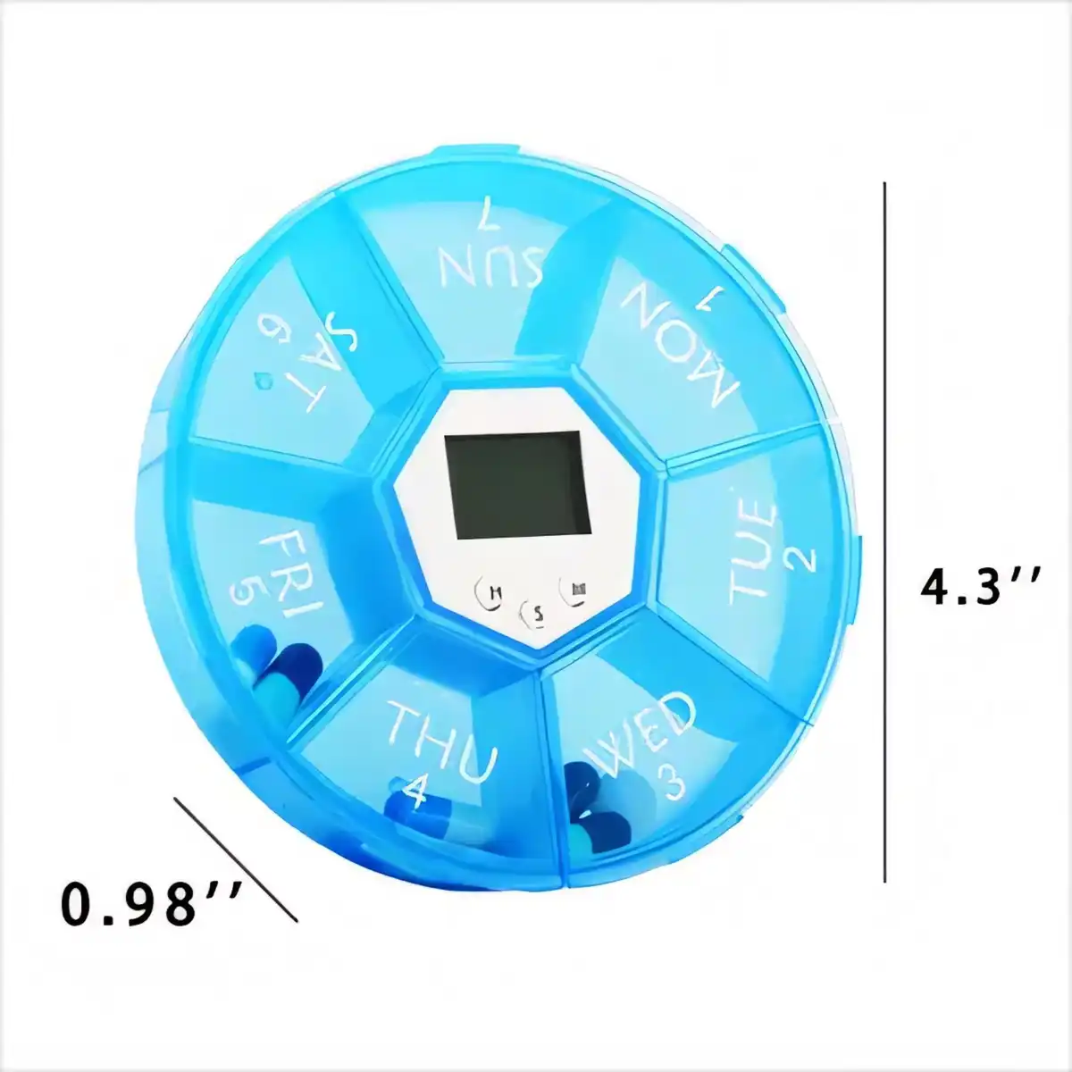 Pill Organizer Alarm Clock product detail view