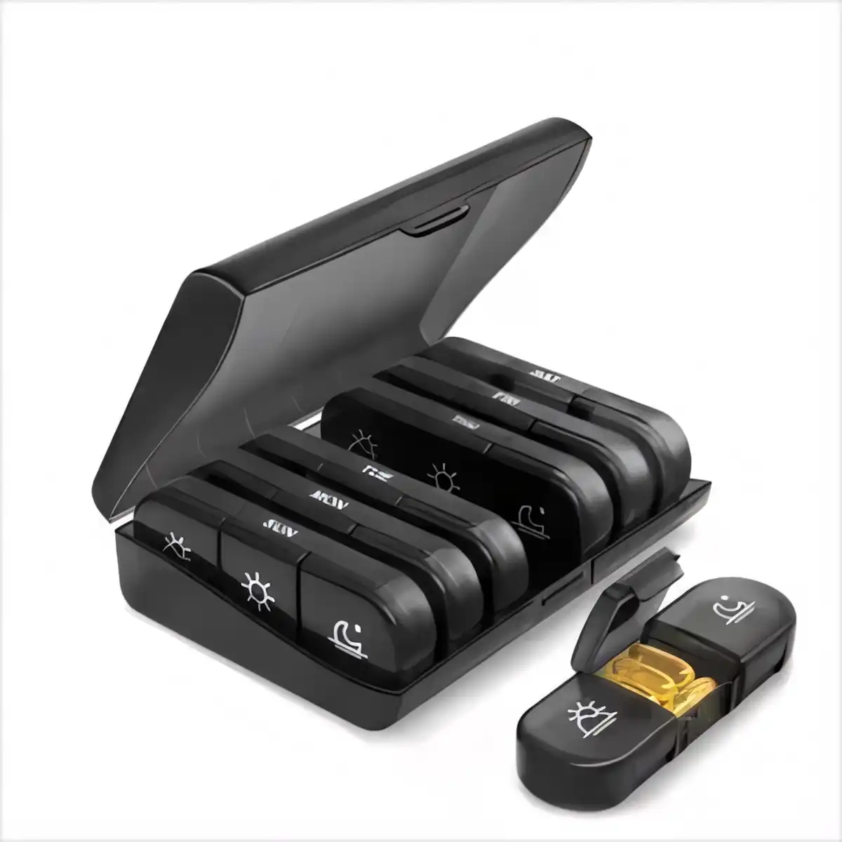 Weekly Pill Organizer Travel Case alternate product angle
