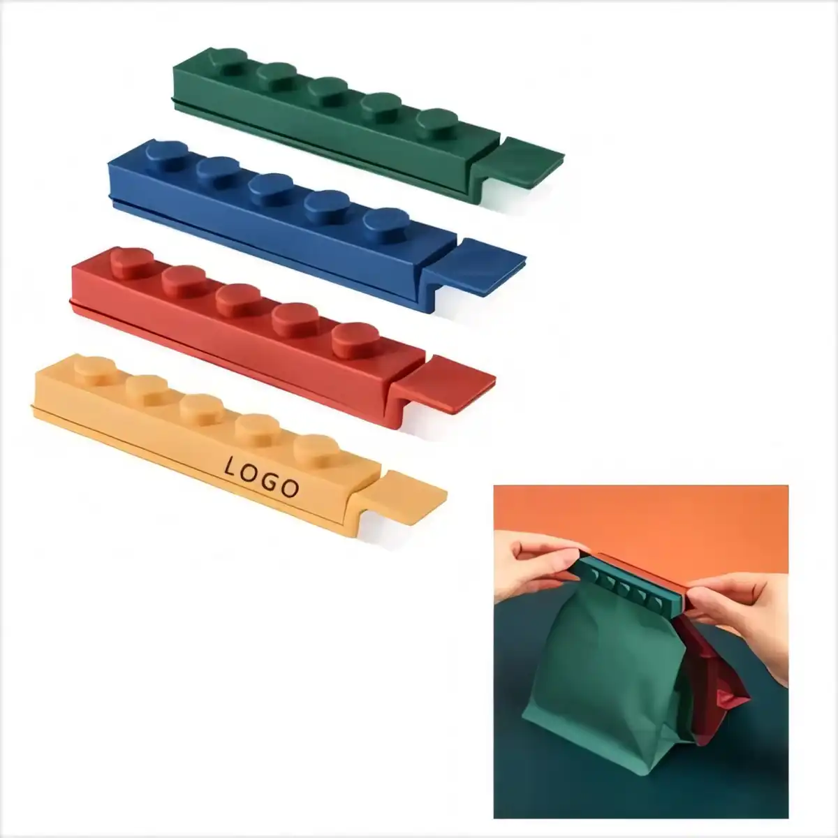 Plastic Food Bag Sealer Clips product detail view