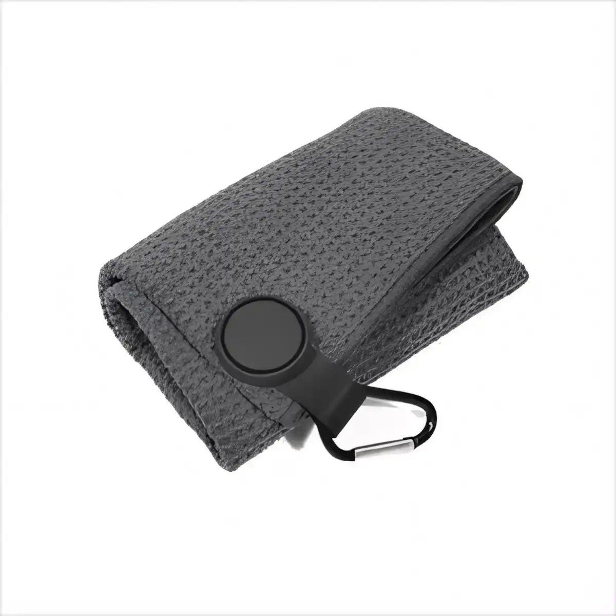 Magnetic Waffle Microfiber Golf Towel product with accessories