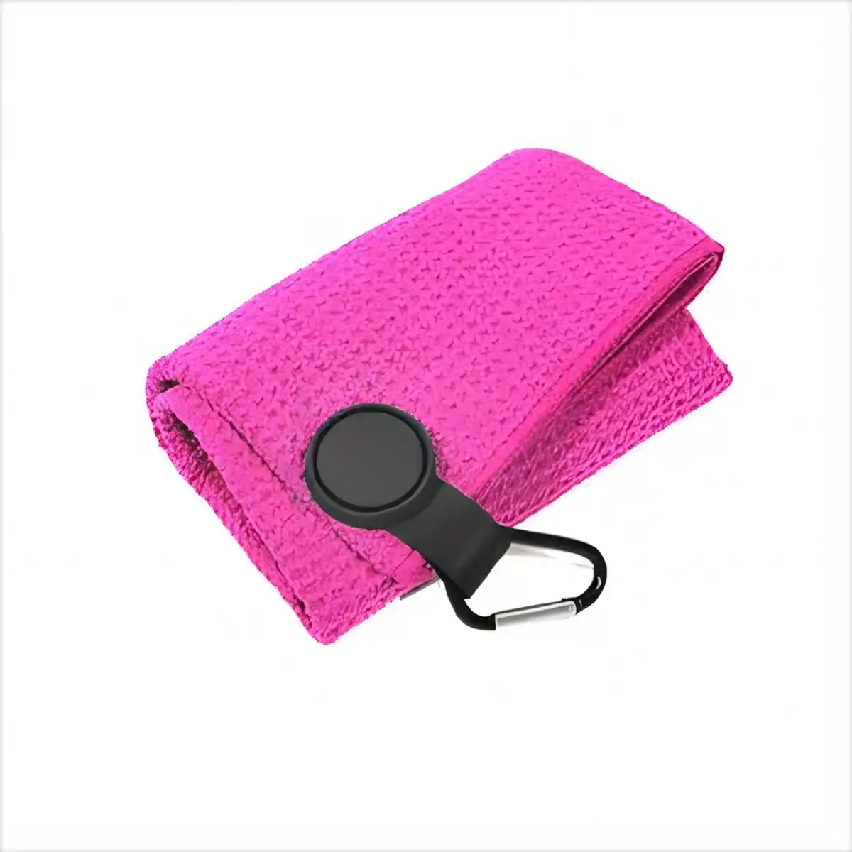 Magnetic Waffle Microfiber Golf Towel custom logo imprint view