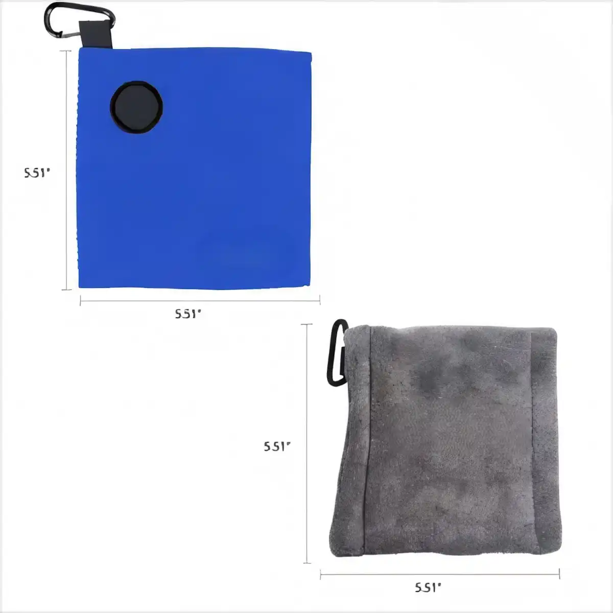 Microfiber Golf Towel with Magnet Clip product detail view
