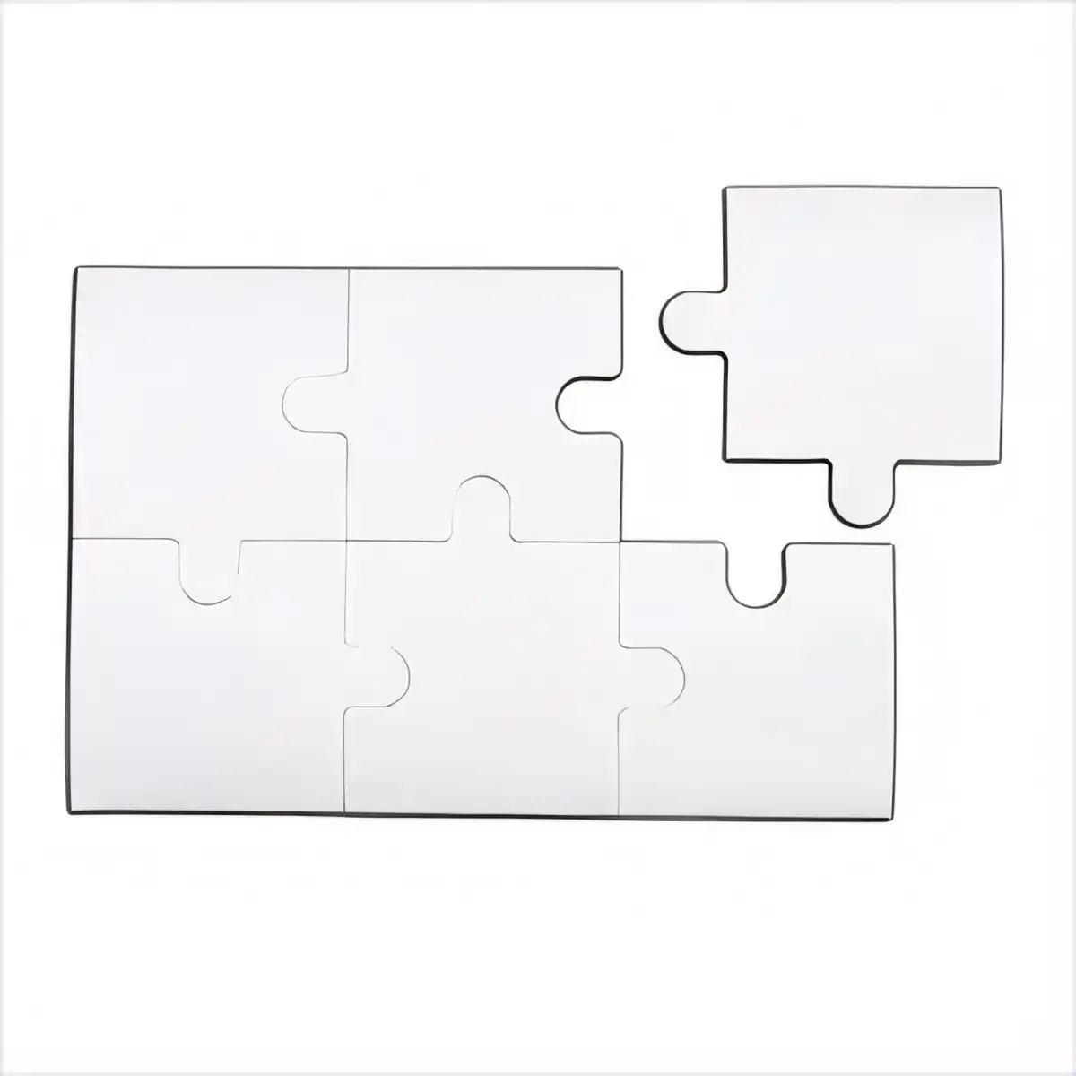 Magnetic Puzzle Set Six Piece product close-up