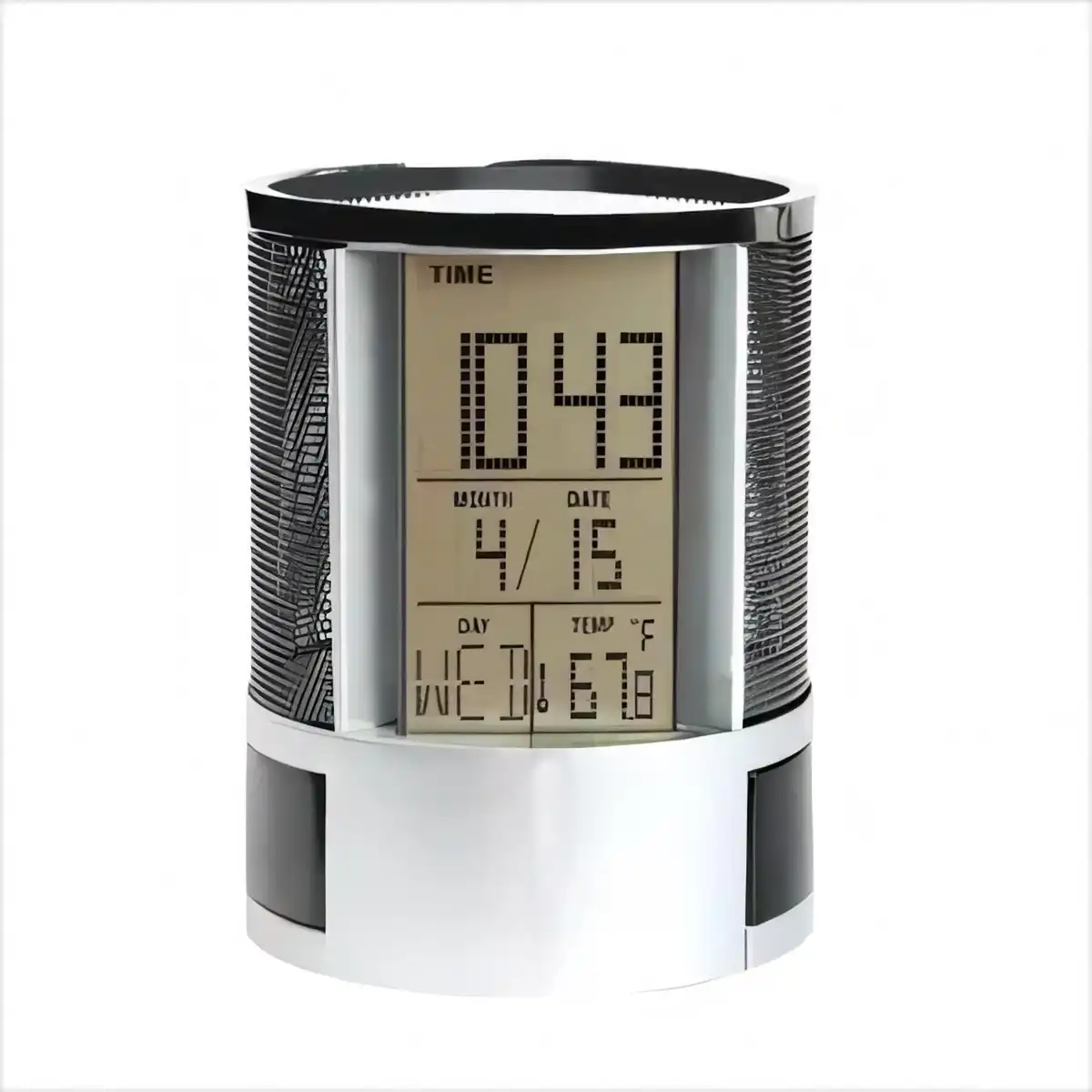 3-in-1 Desk Clock Organizer product detail view