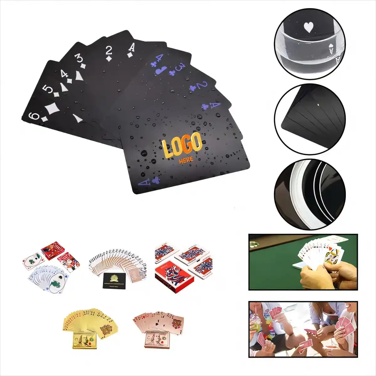 Waterproof PVC Playing Cards Deck