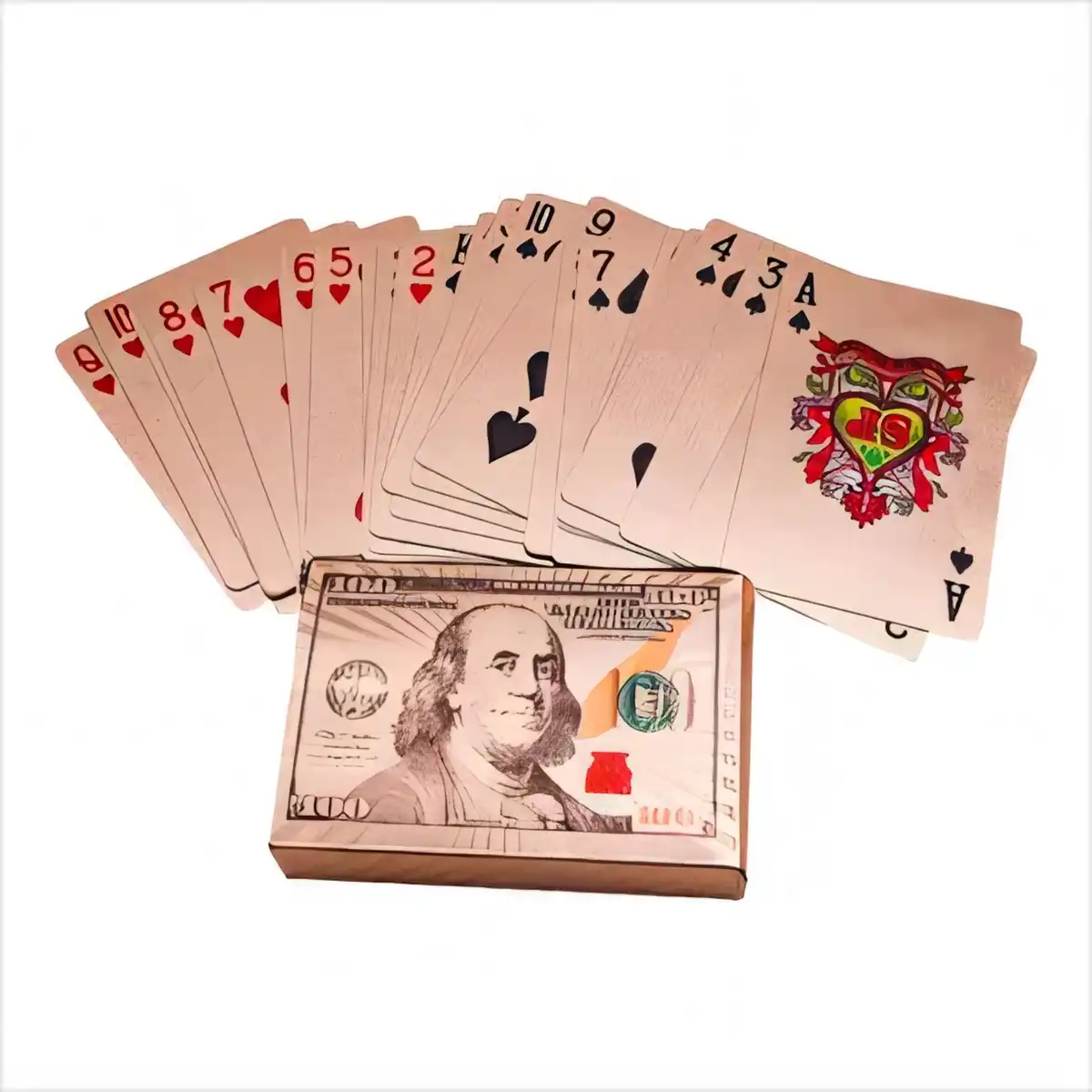 Waterproof PVC Playing Cards Deck custom logo imprint view