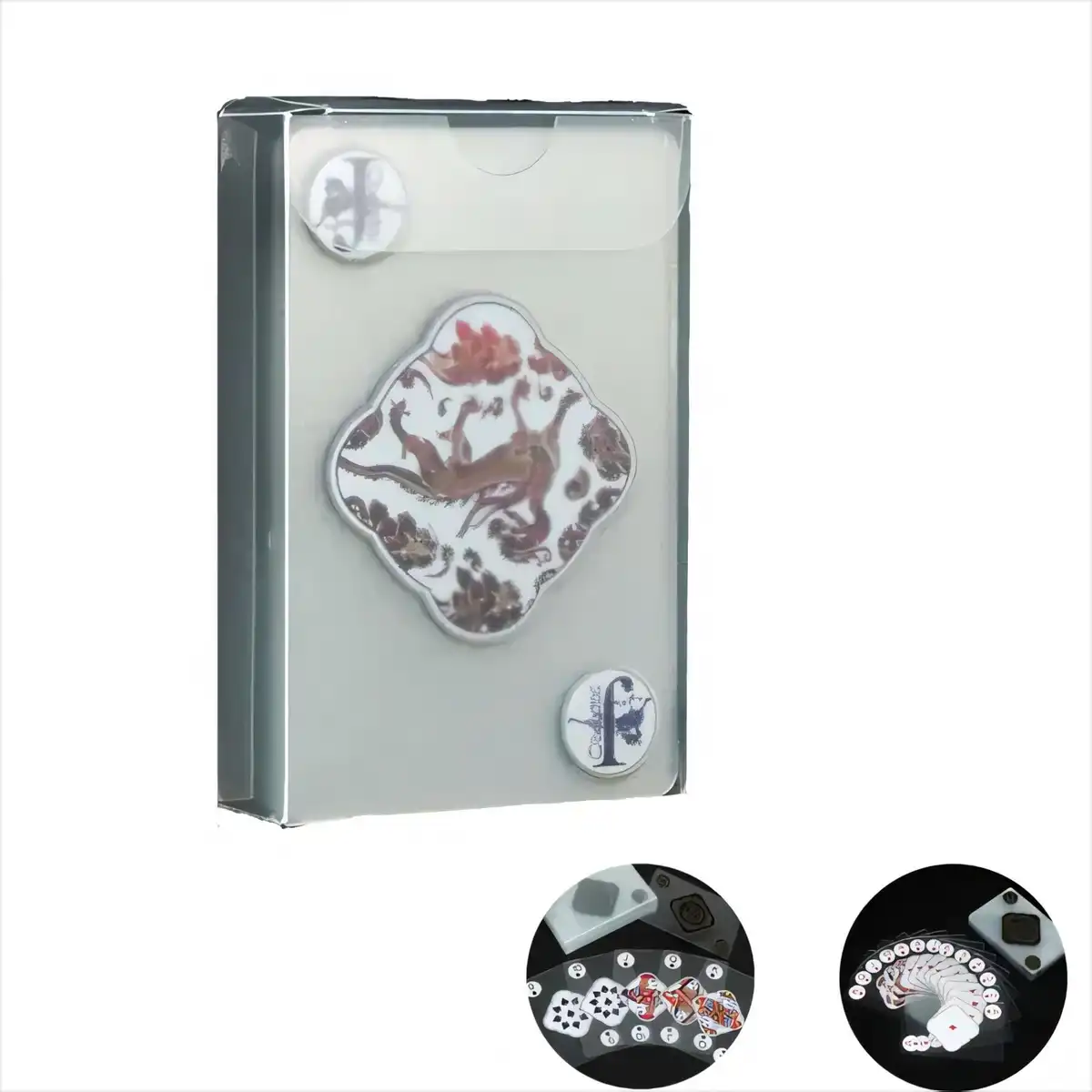 Frosted PVC Playing Cards Set