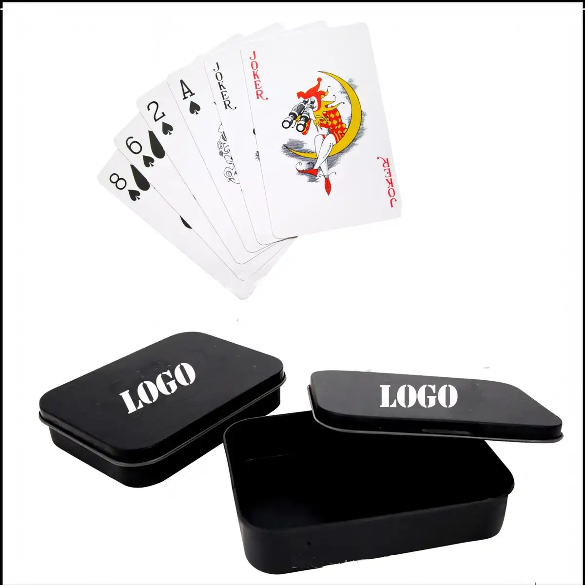 Iron Card Case Playing Set
