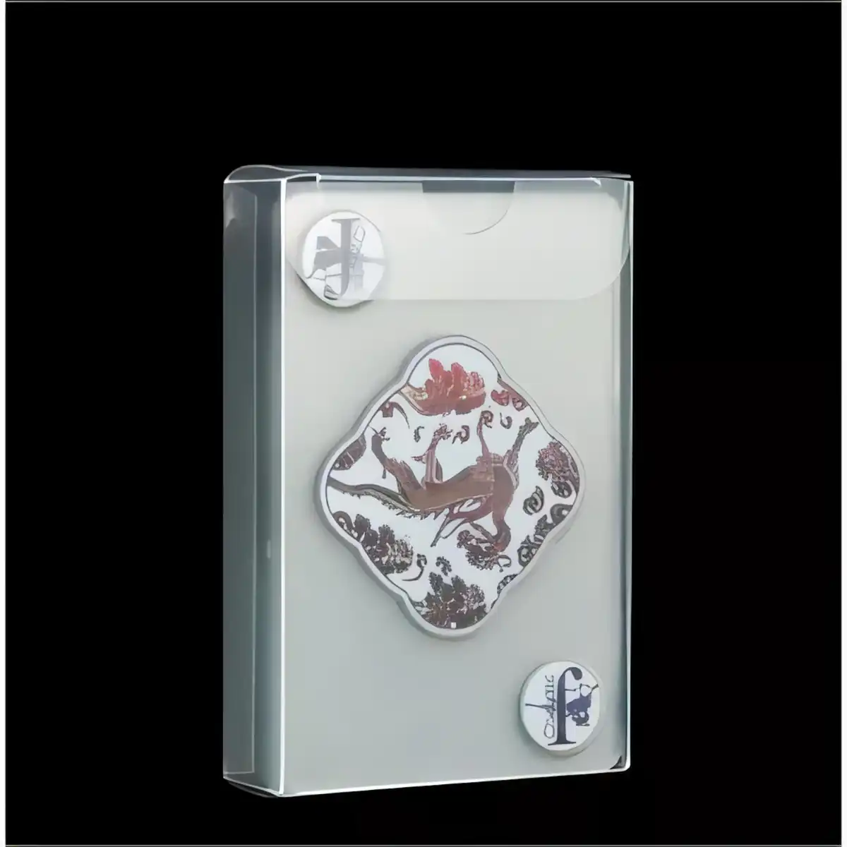 Durable Transparent Plastic Playing Cards product detail view