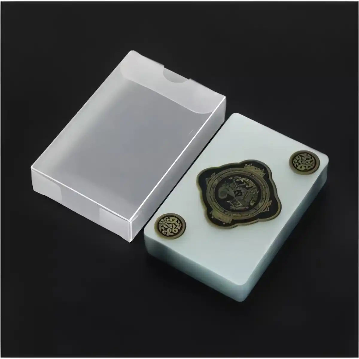 Durable Transparent Plastic Playing Cards alternate product angle