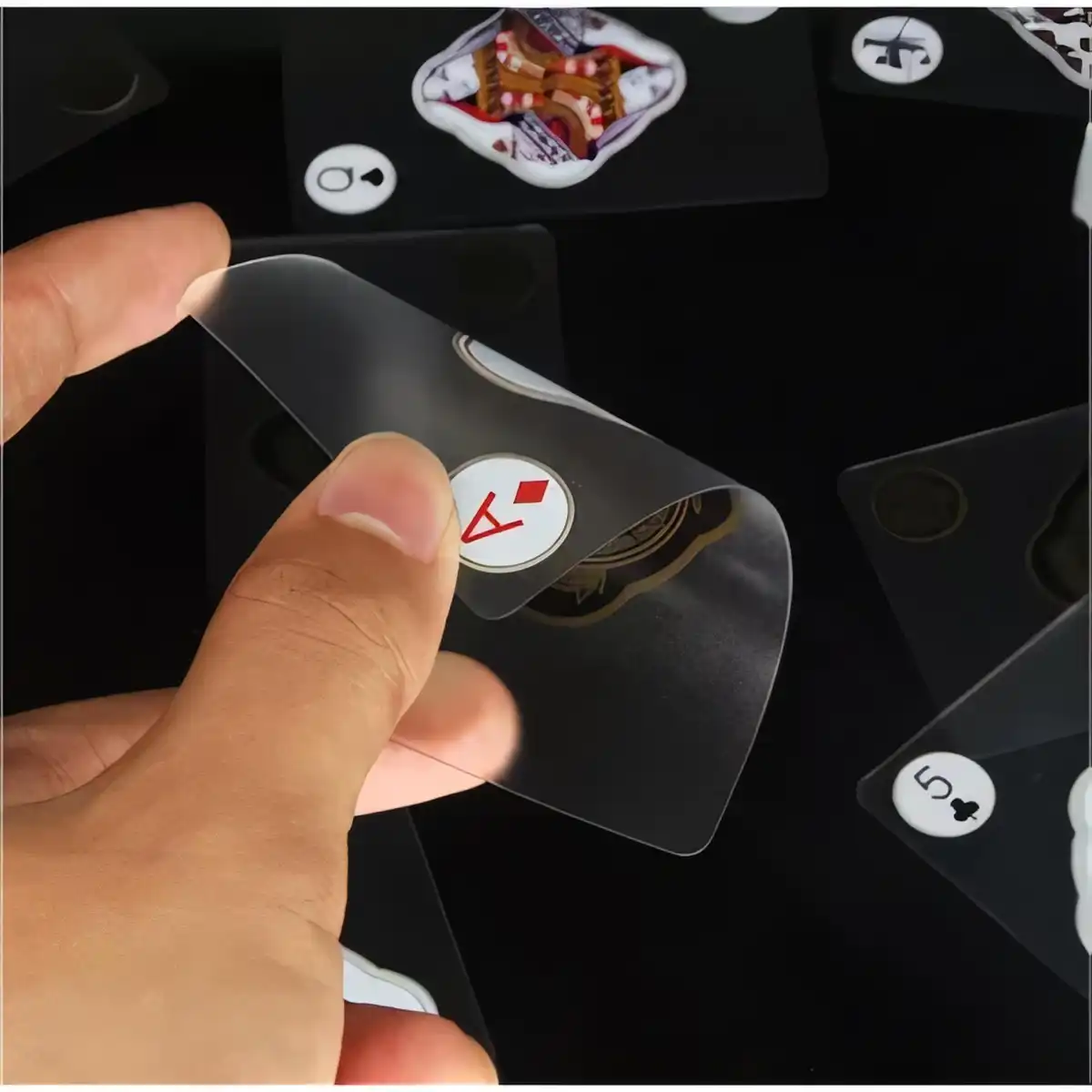 Durable Transparent Plastic Playing Cards additional product view