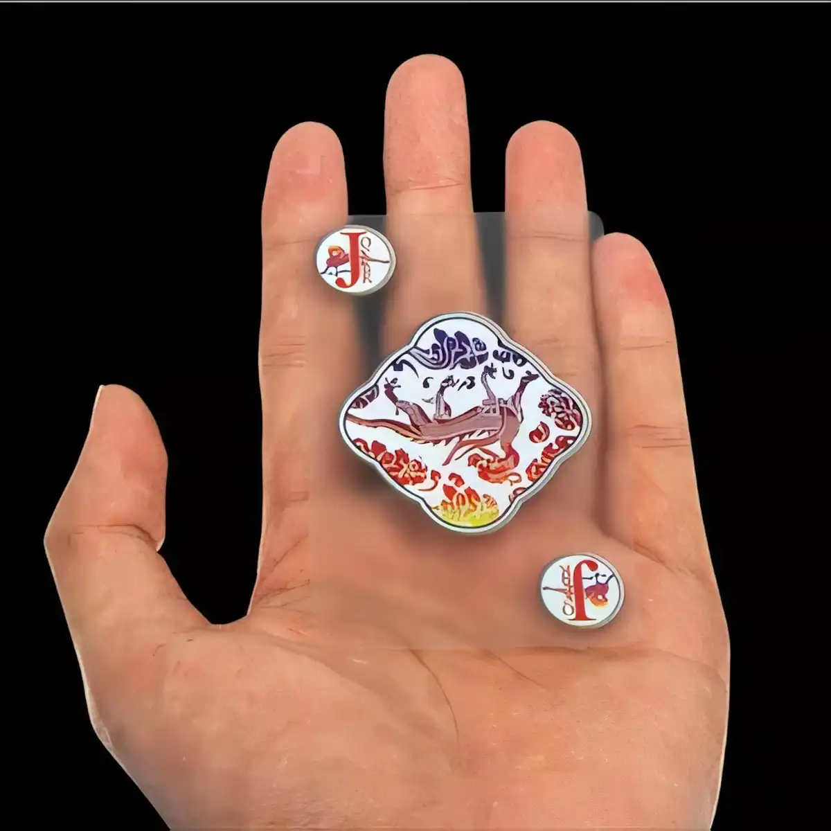 Durable Transparent Plastic Playing Cards product with accessories