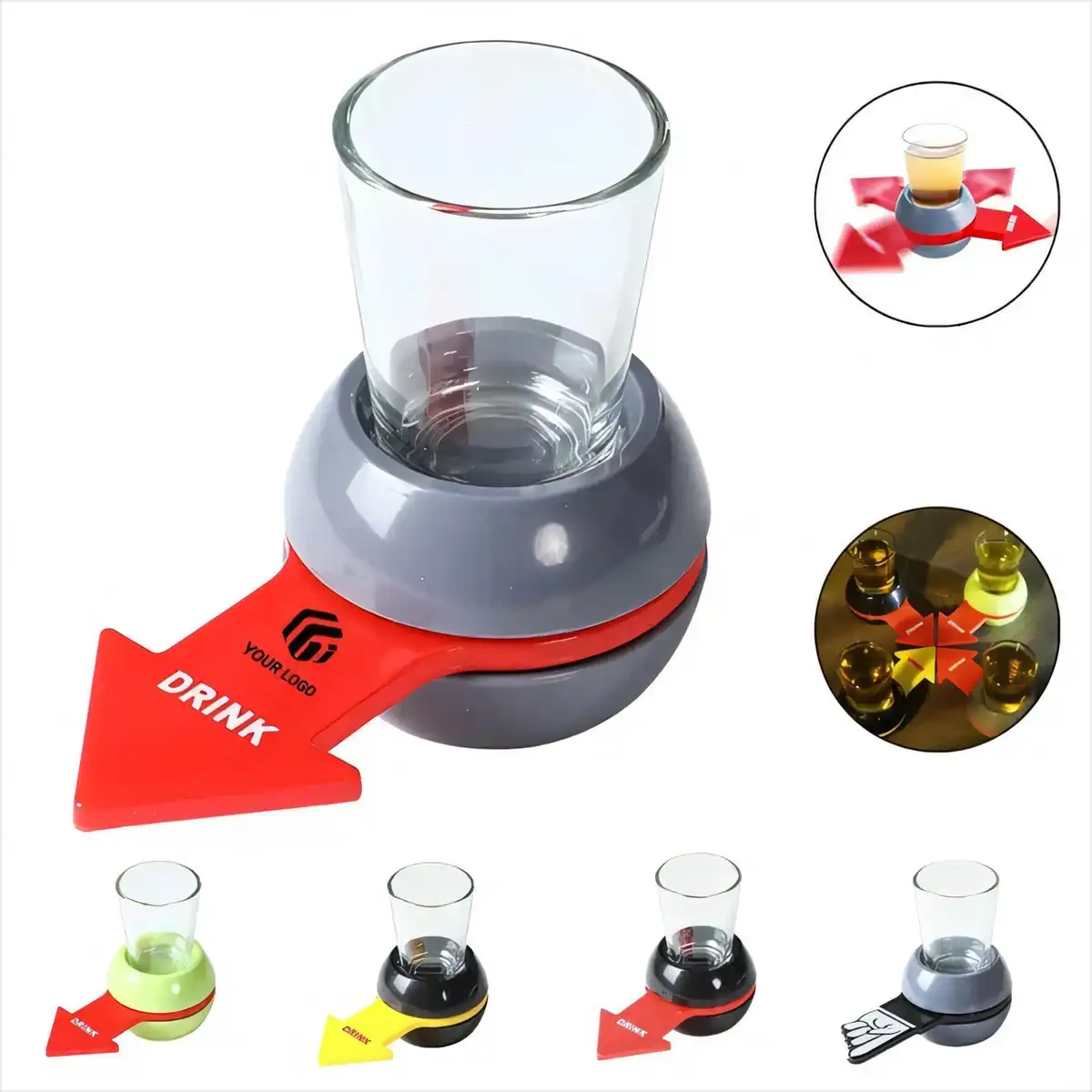 Spinning Shot Glass Party Game