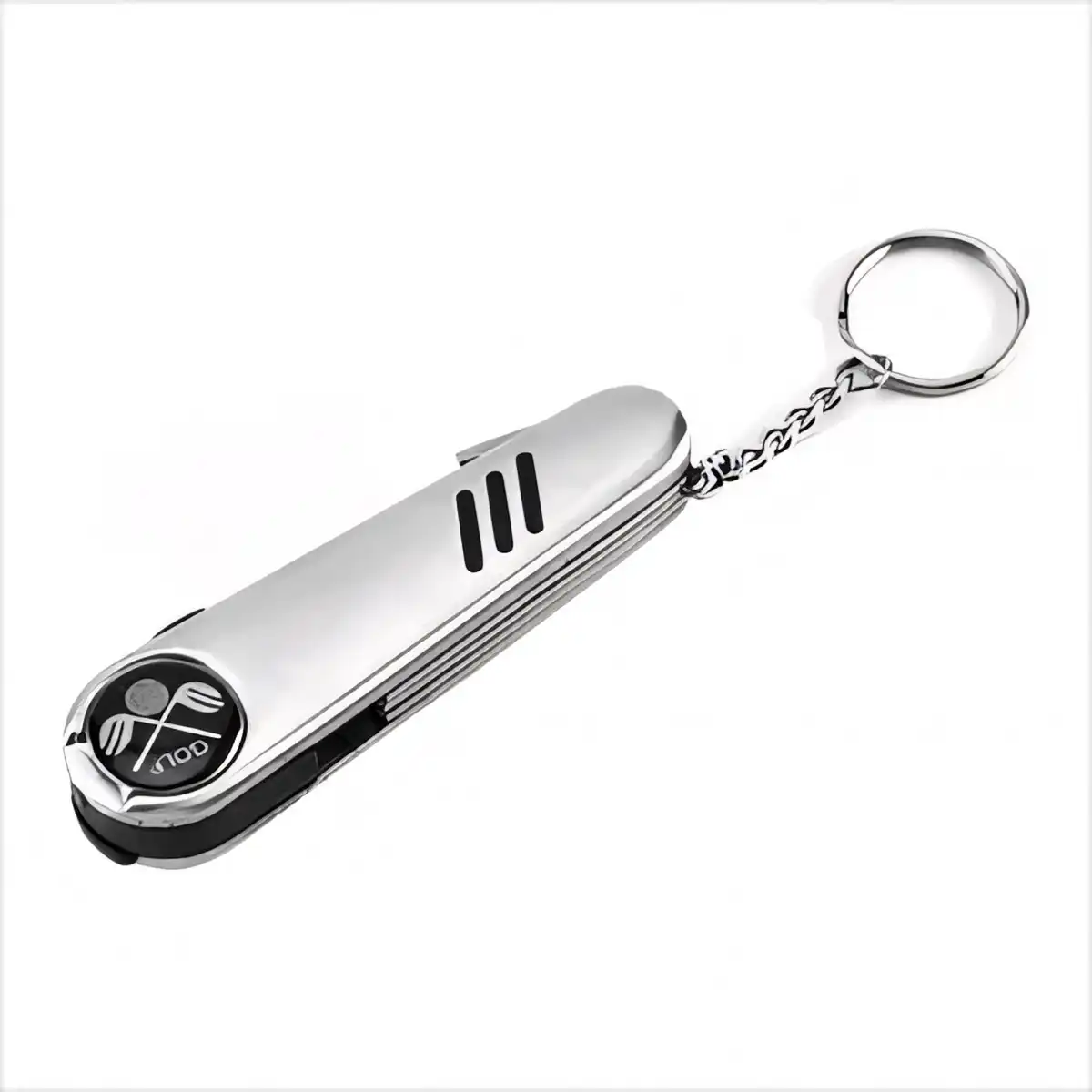 6-in-1 Stainless Golf Repair Tool product close-up