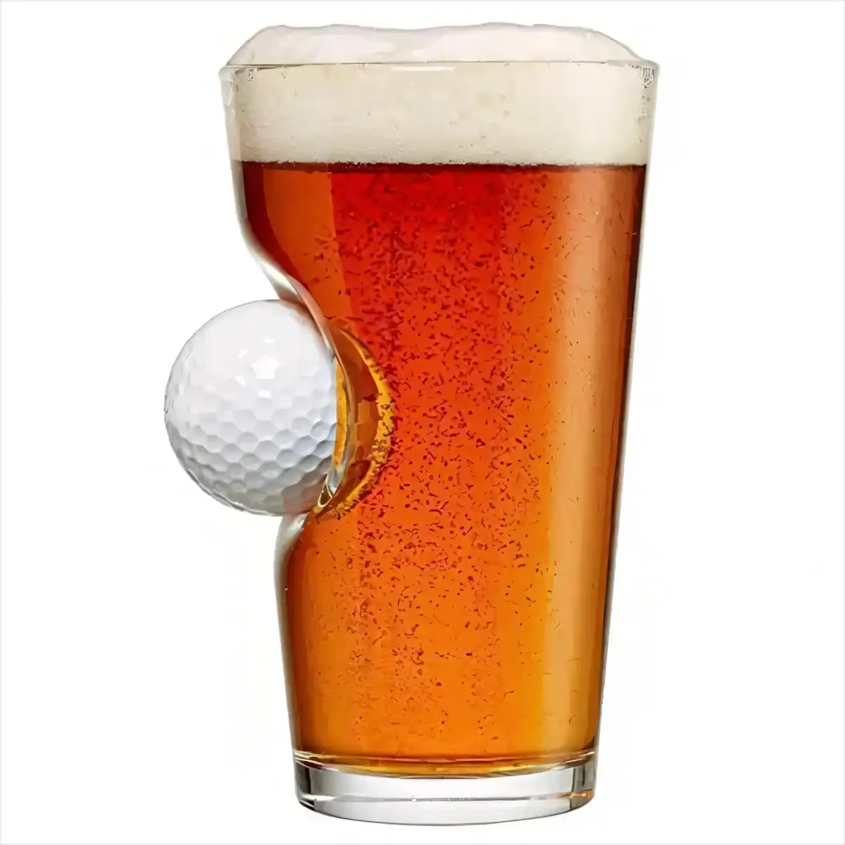 16oz Embedded Ball Pint Glass