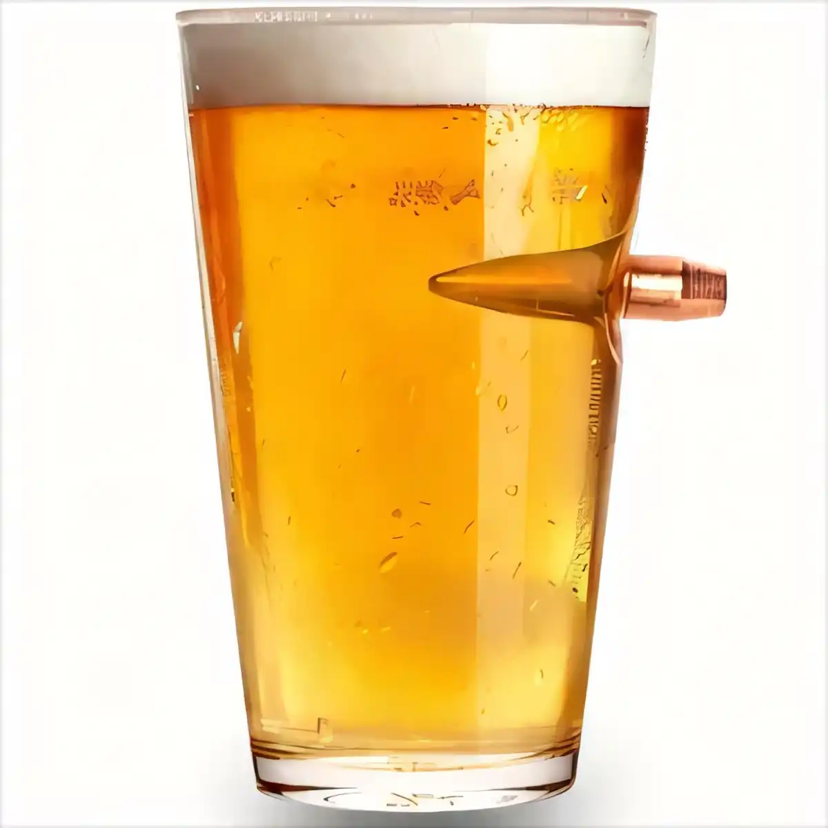 16oz Embedded Ball Pint Glass product detail view
