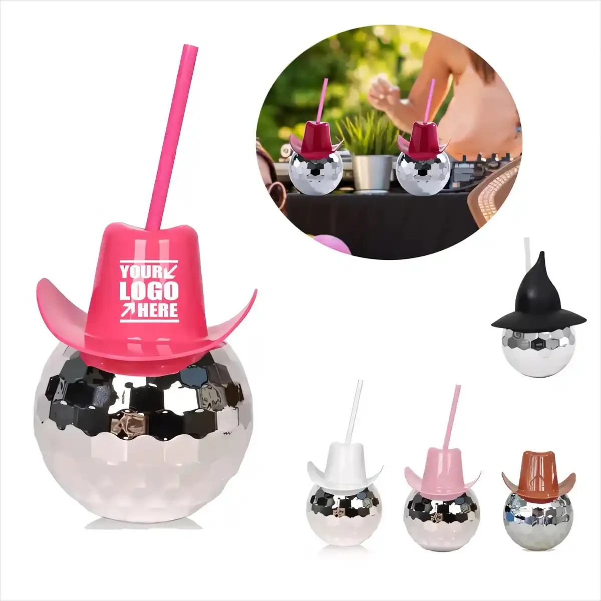 Sparkling Disco Ball Tumbler 20oz