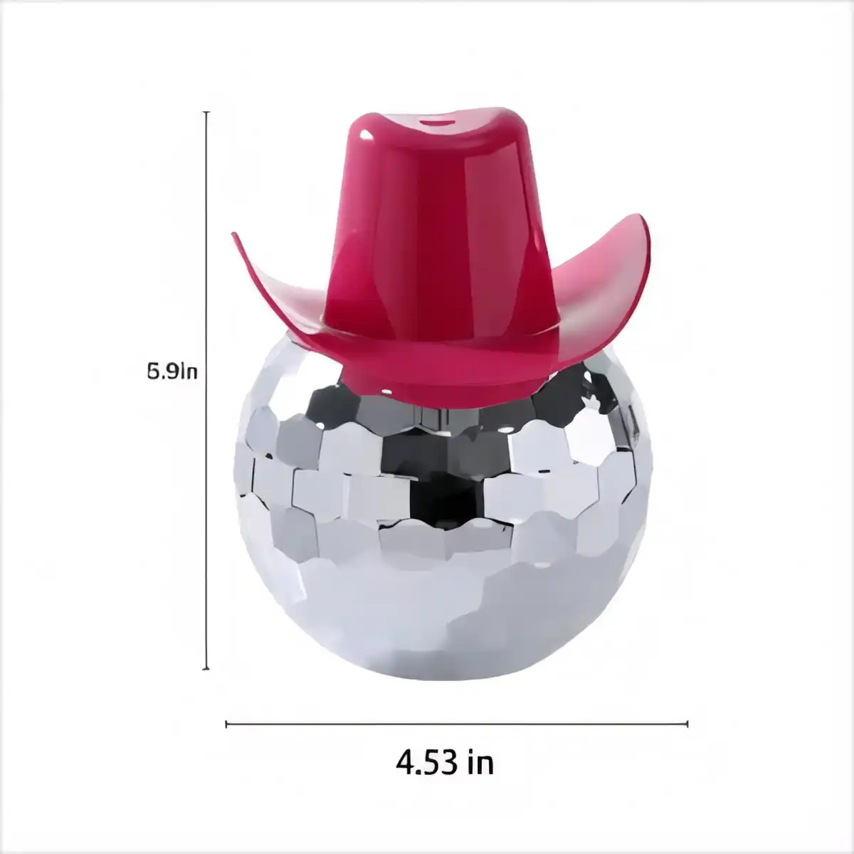 Sparkling Disco Ball Tumbler 20oz product detail view