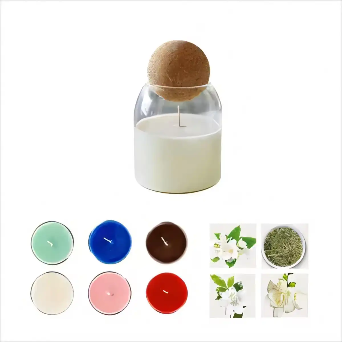 Soy Wax Candle Gift Trio alternate product angle