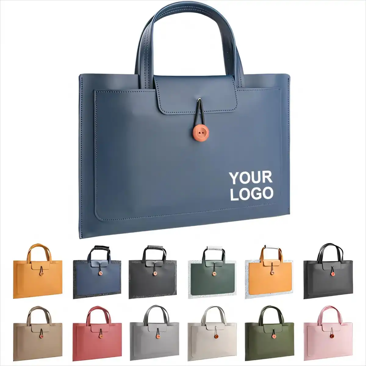Premium Leather Laptop Messenger Bag