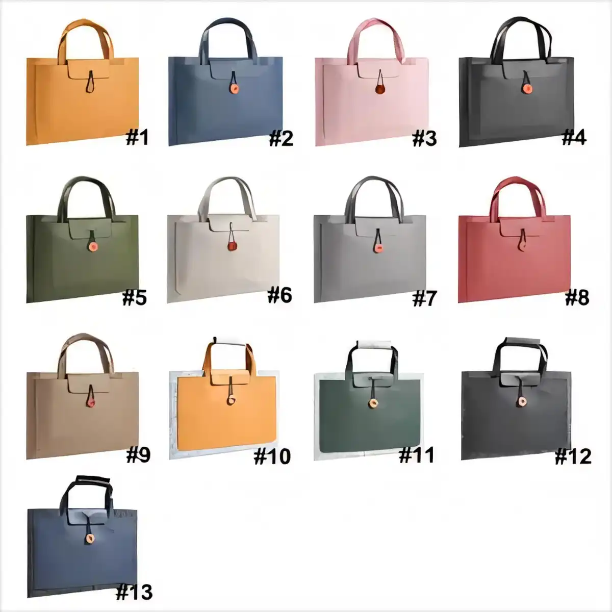 Premium Leather Laptop Messenger Bag product detail view