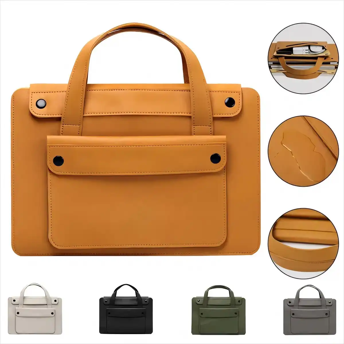 Waterproof Laptop Sleeve PU Leather