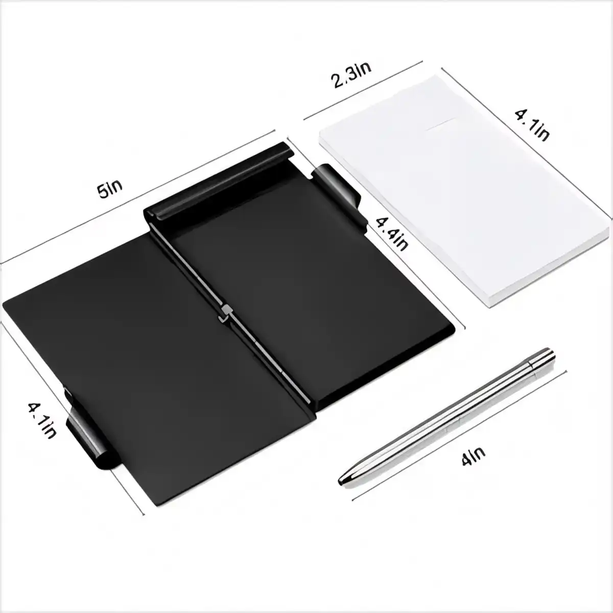 Pocket Aluminum Flip Notebook product detail view