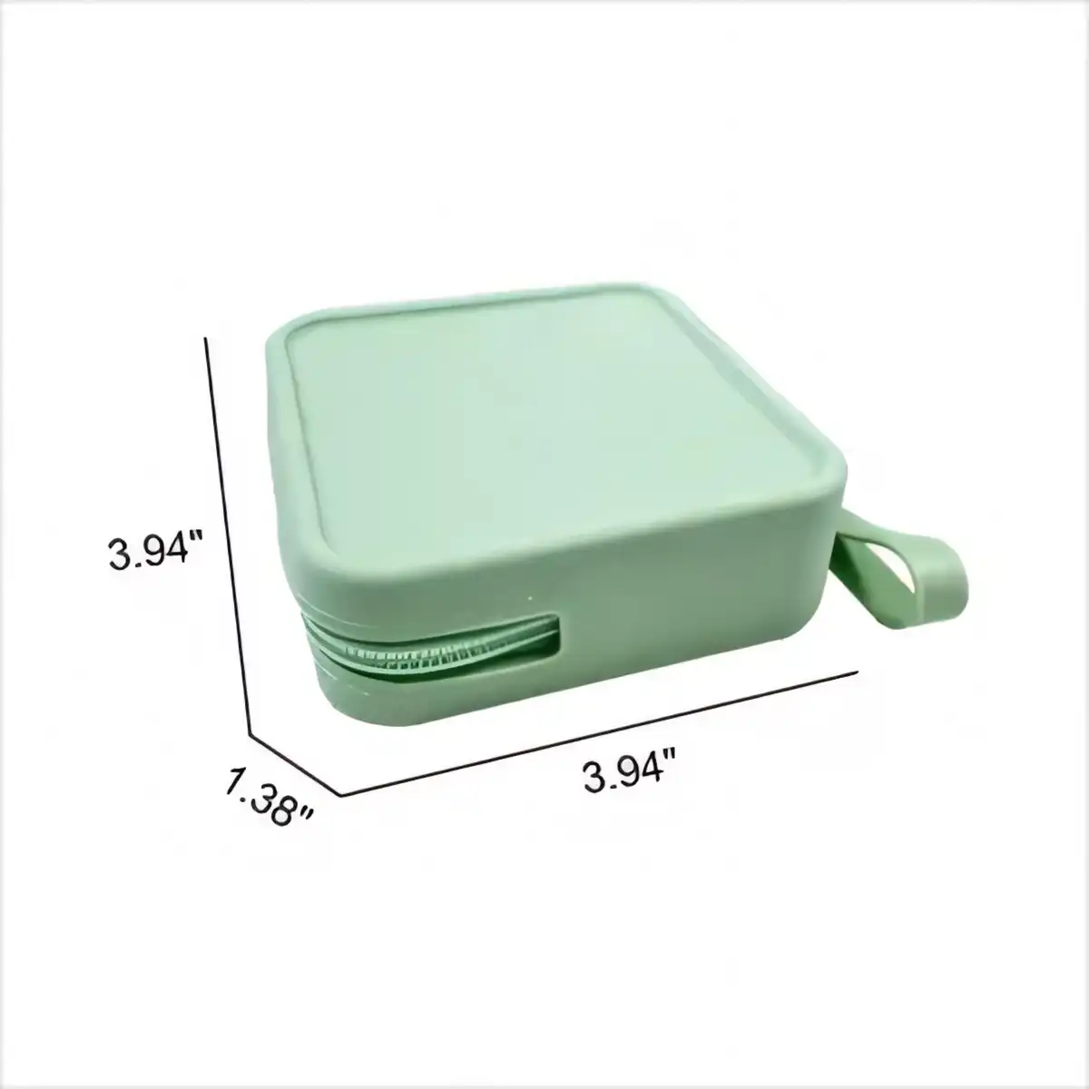 Square Silicone Pouch Travel Organizer product detail view
