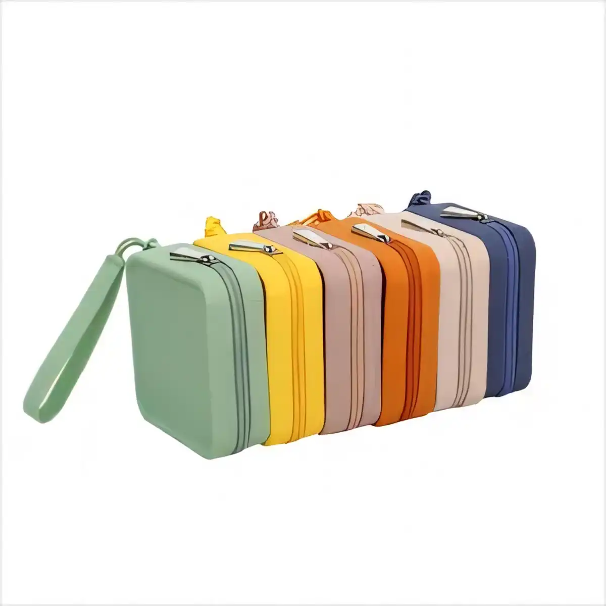 Square Silicone Pouch Travel Organizer alternate product angle