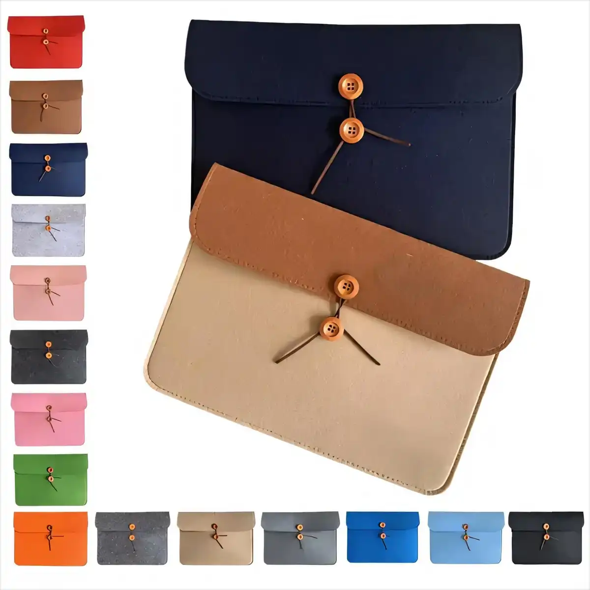 Elegant Felt A4 Organizer Pouch