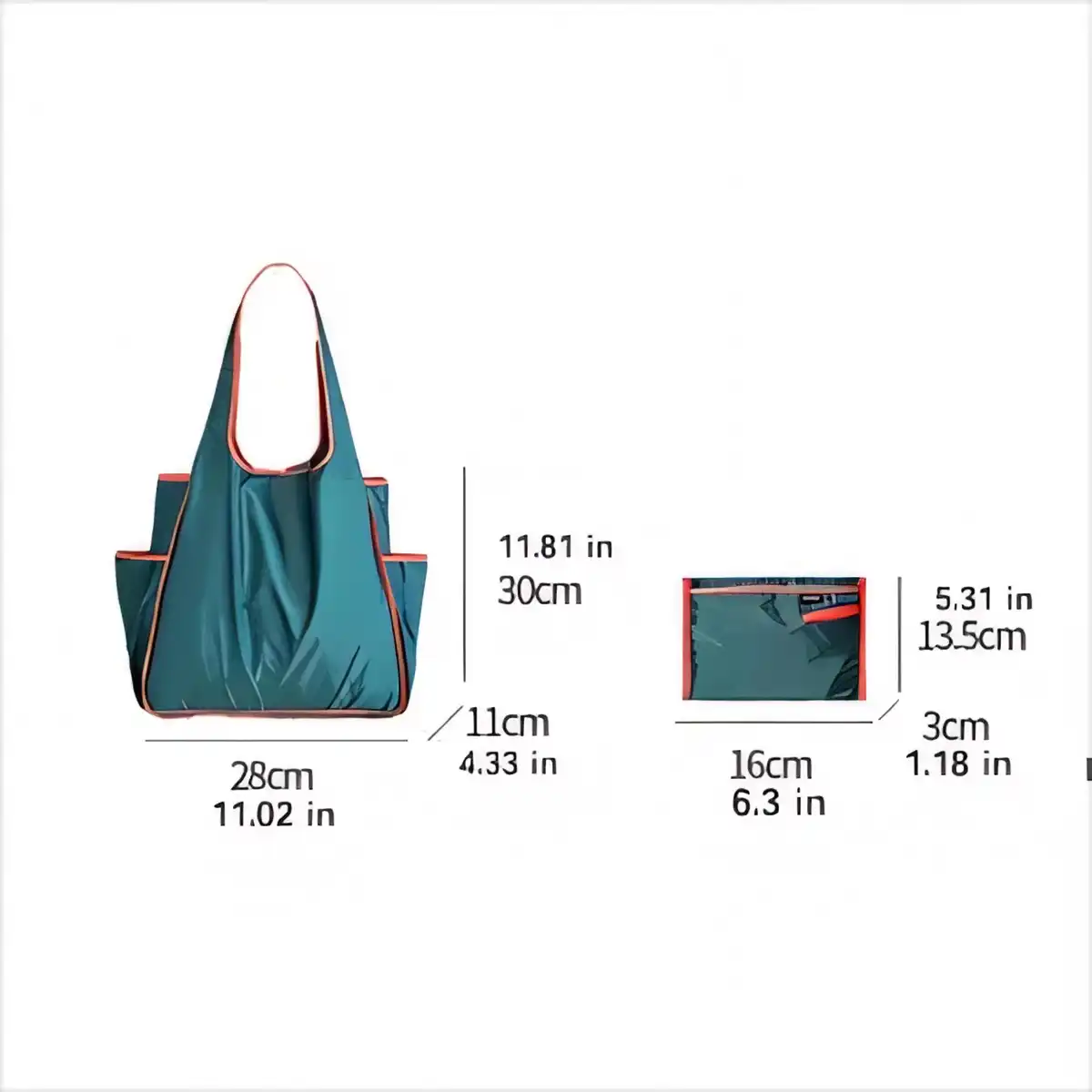 Foldable Shopping Tote Heavy Duty product detail view