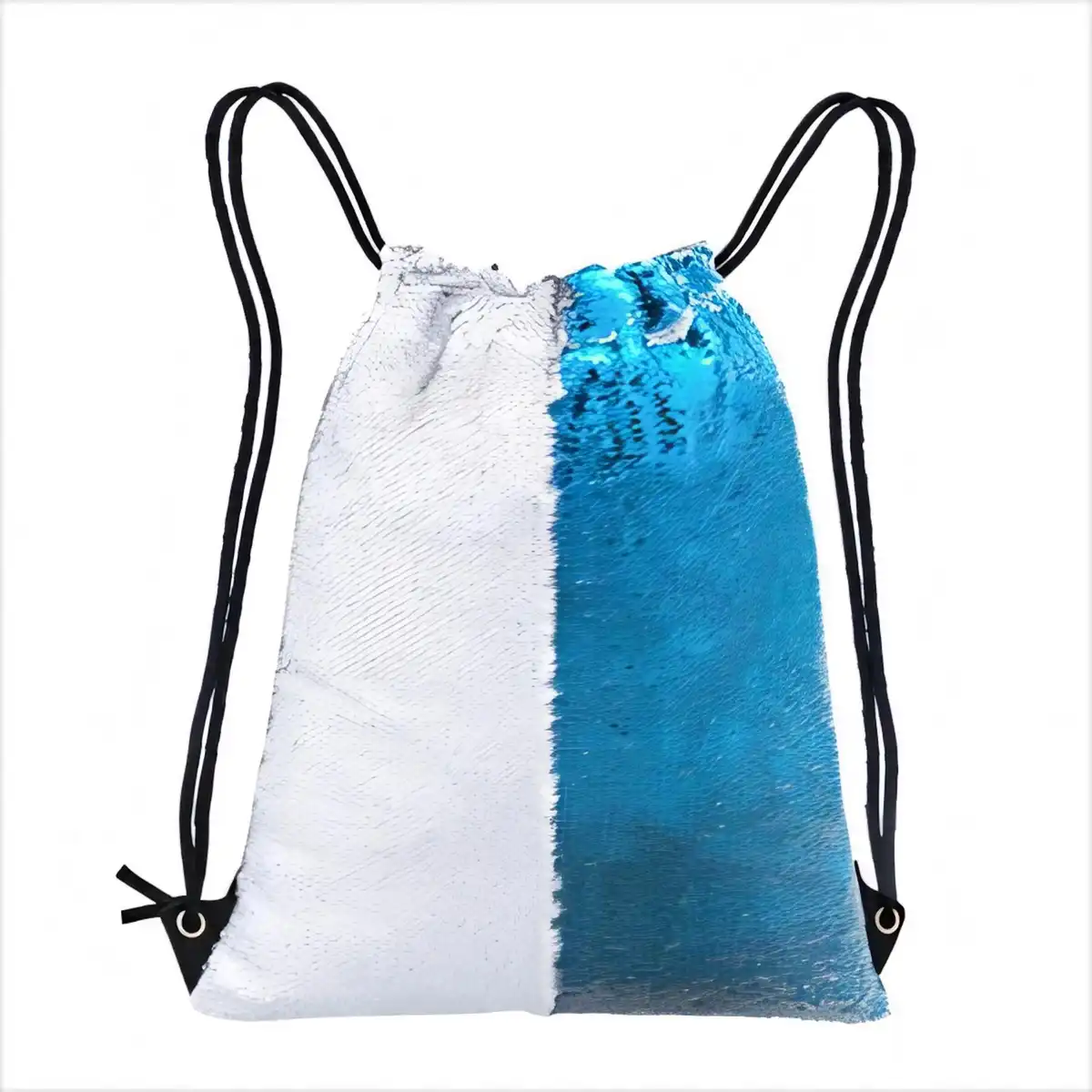 Glitter Sequin Drawstring Daypack alternate product angle