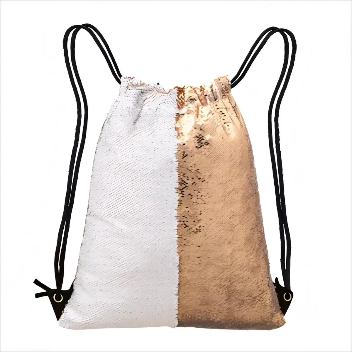 Glitter Sequin Drawstring Daypack product close-up