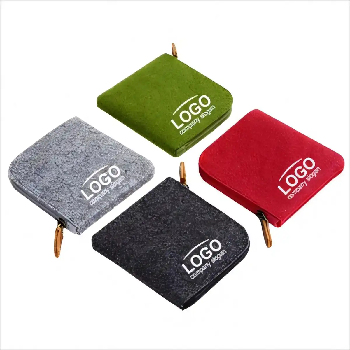 Slim Leather Card Coin Wallet product detail view