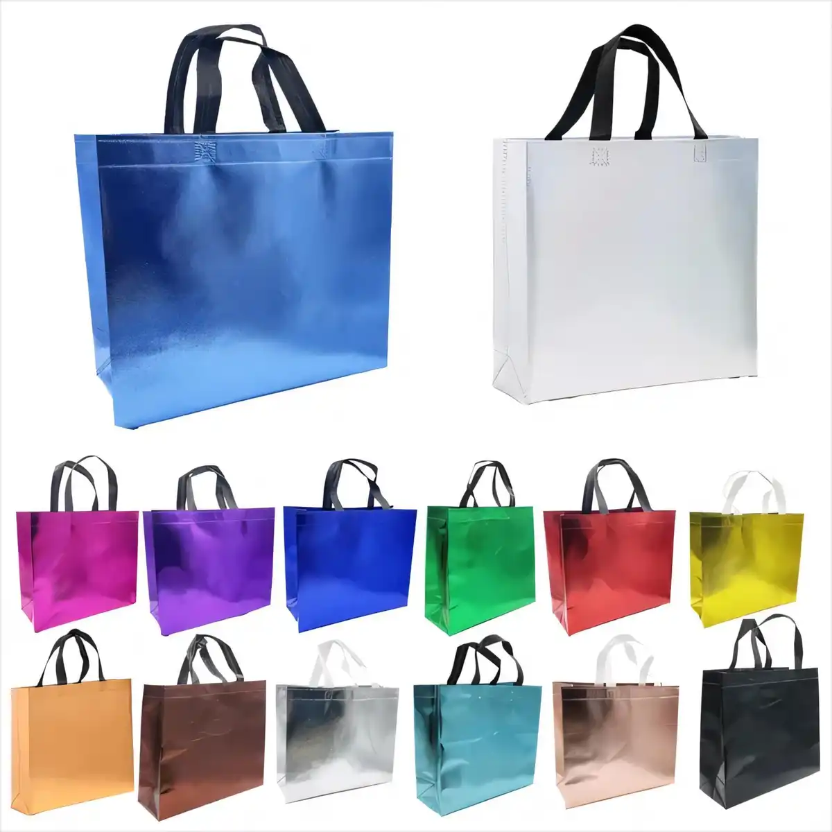 Holographic Reusable Gift Bags