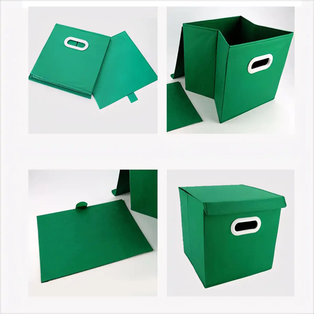 Foldable Fabric Storage Cube Bins alternate product angle