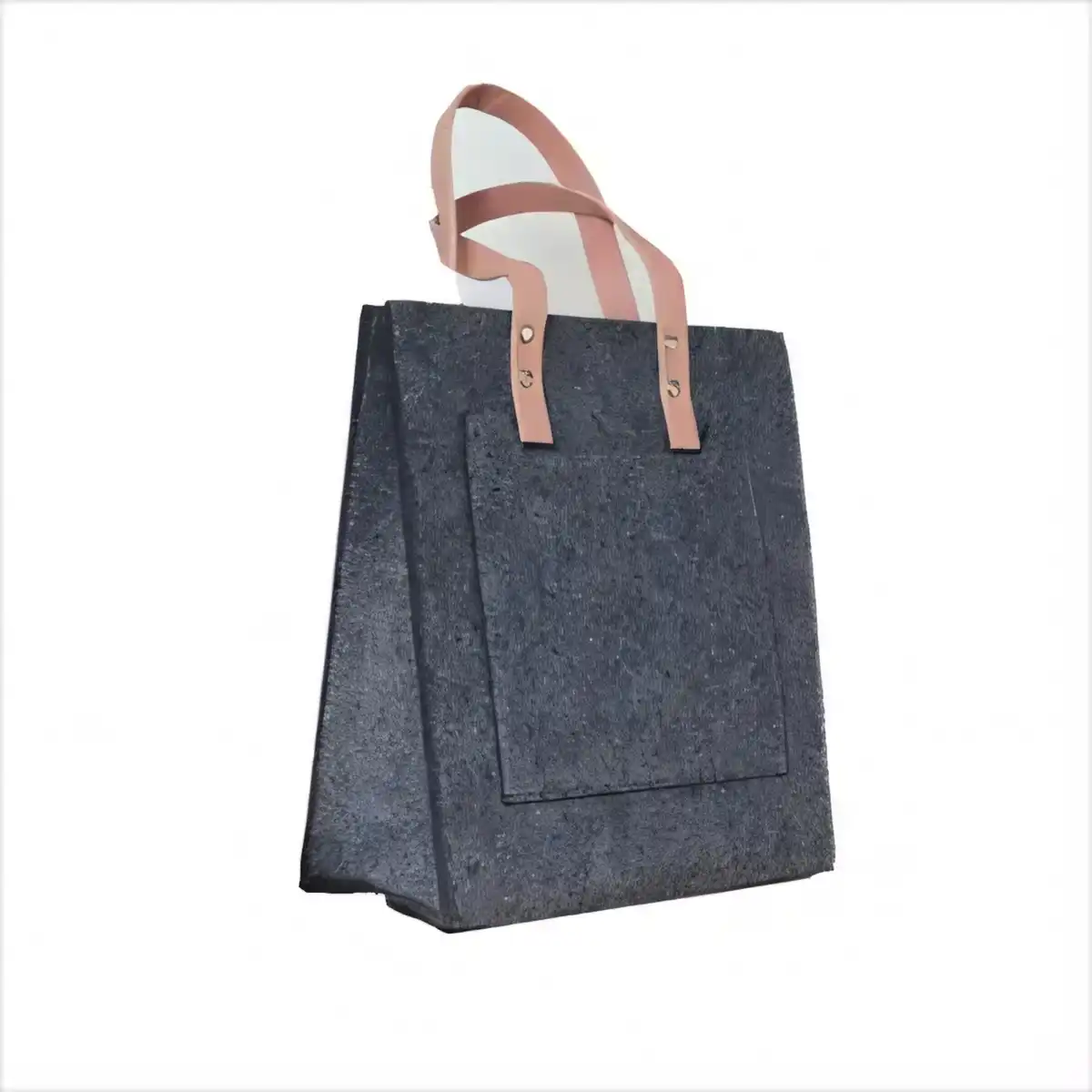 Heavy Duty Felt Tote with Pocket product close-up
