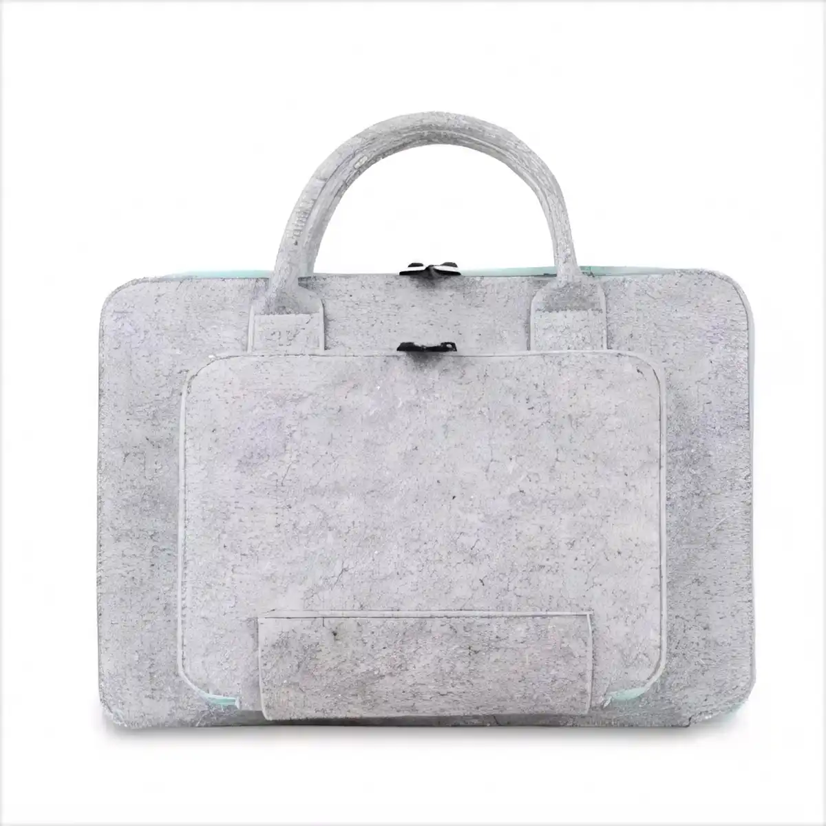 Felt Laptop Messenger Bag product close-up