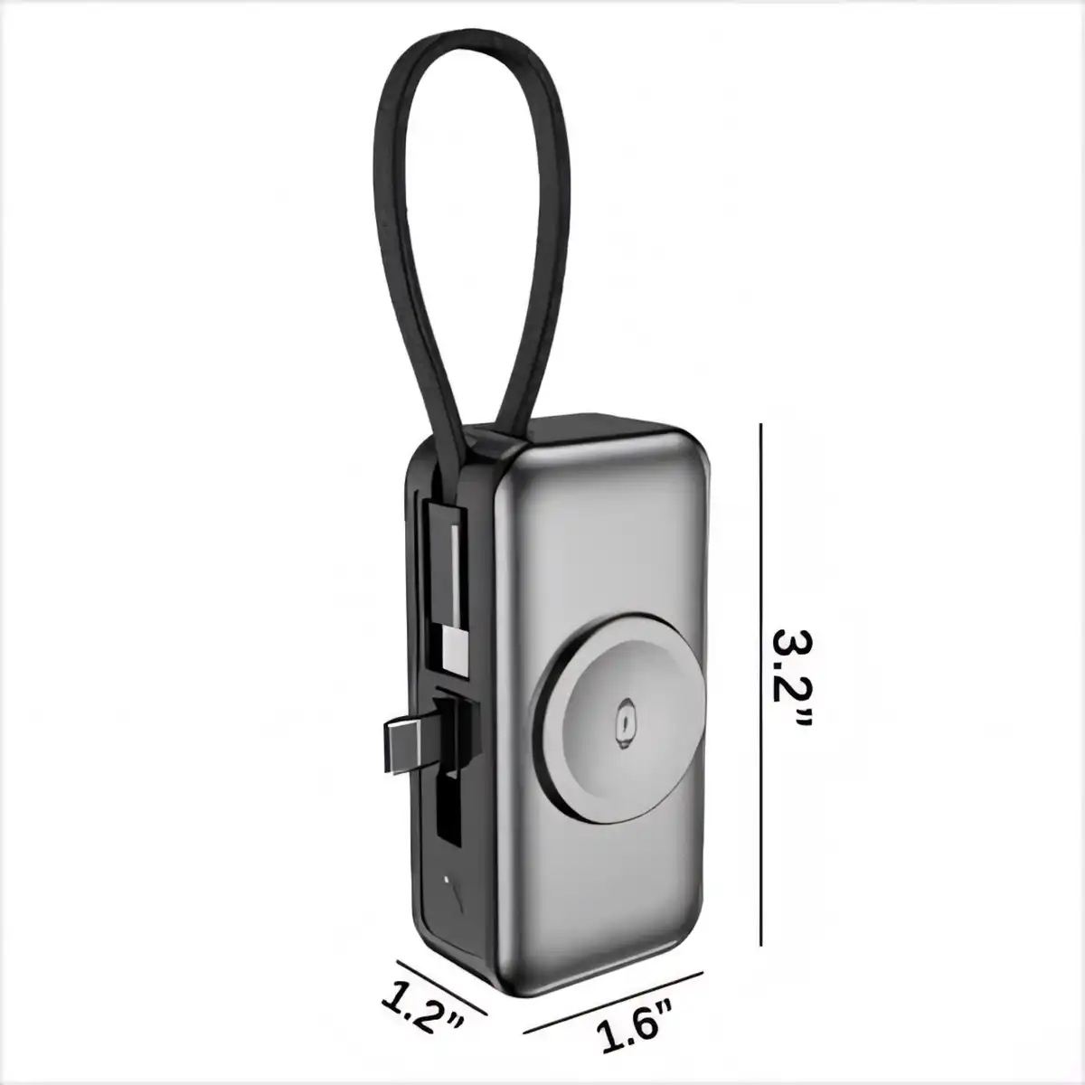 Magnetic Wireless Power Bank 5000mAh product detail view