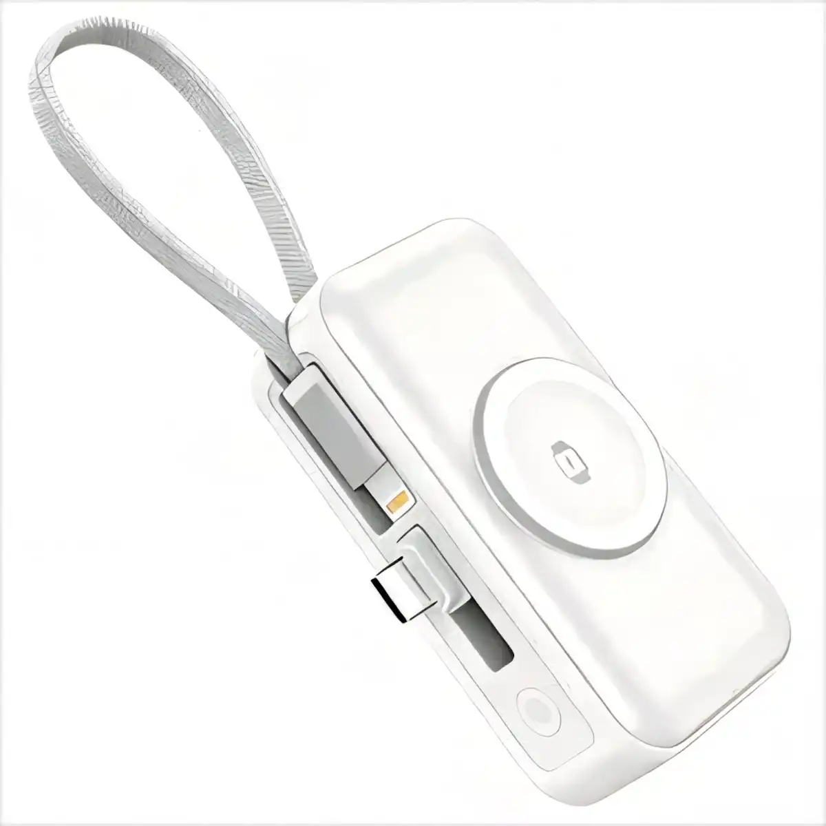 Magnetic Wireless Power Bank 5000mAh product with accessories