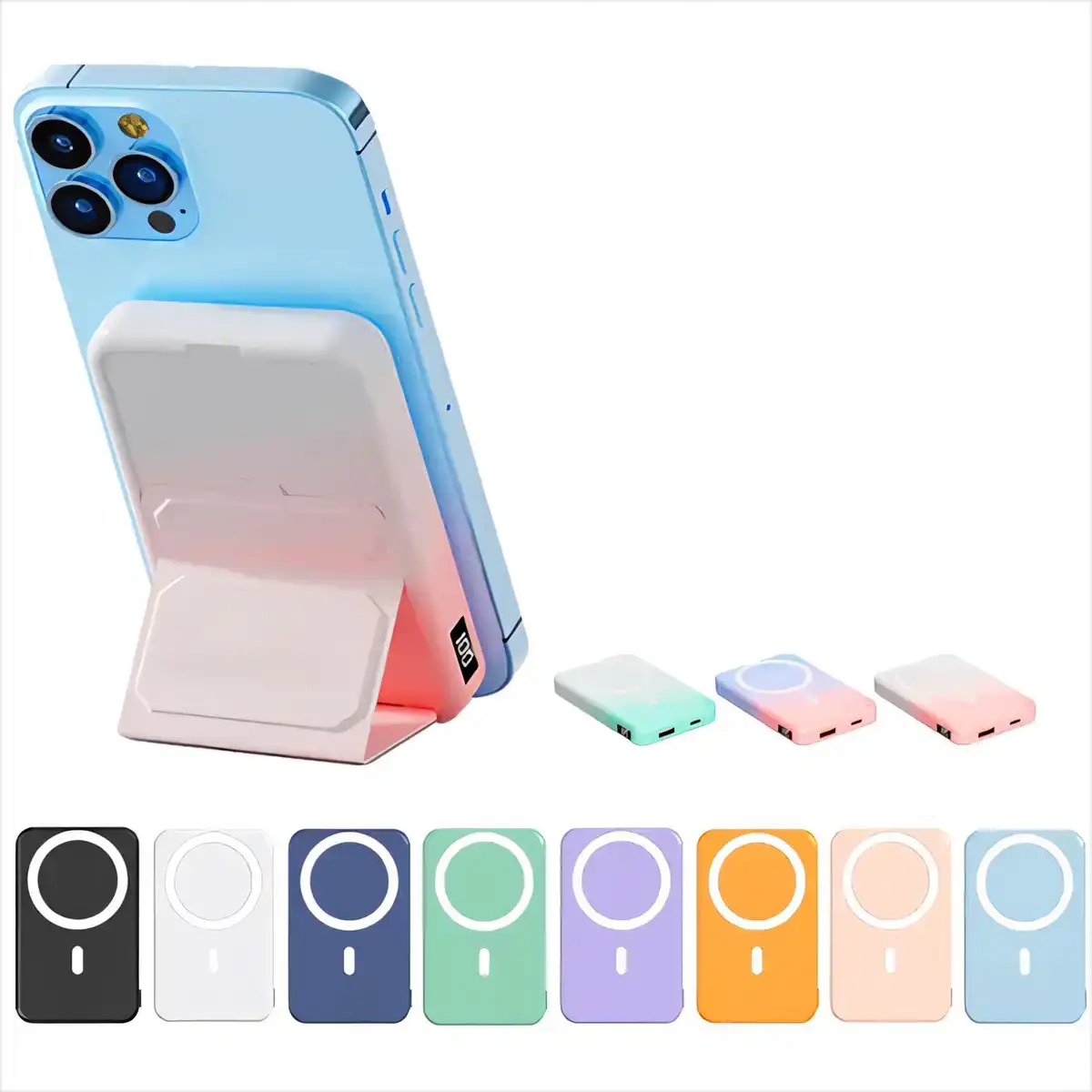 Magnetic Power Bank Phone Stand