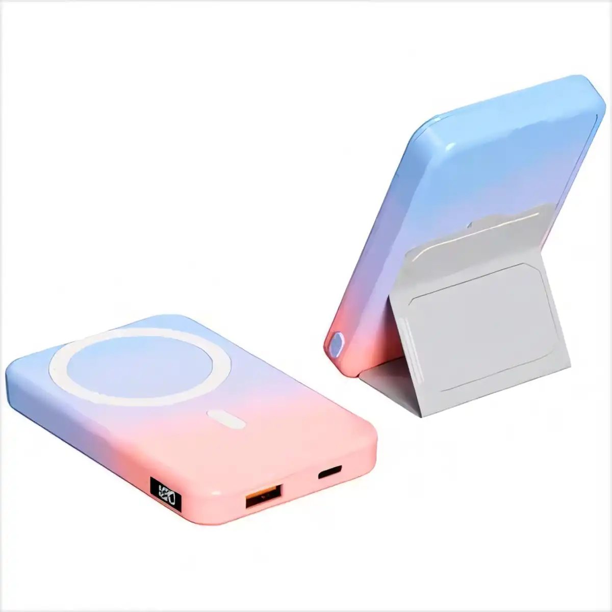 Magnetic Power Bank Phone Stand alternate product angle