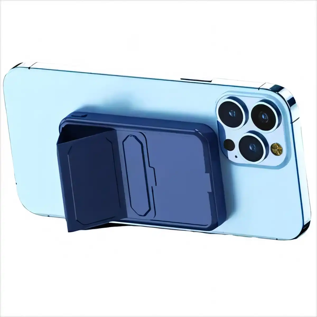 Magnetic Power Bank Phone Stand product with accessories