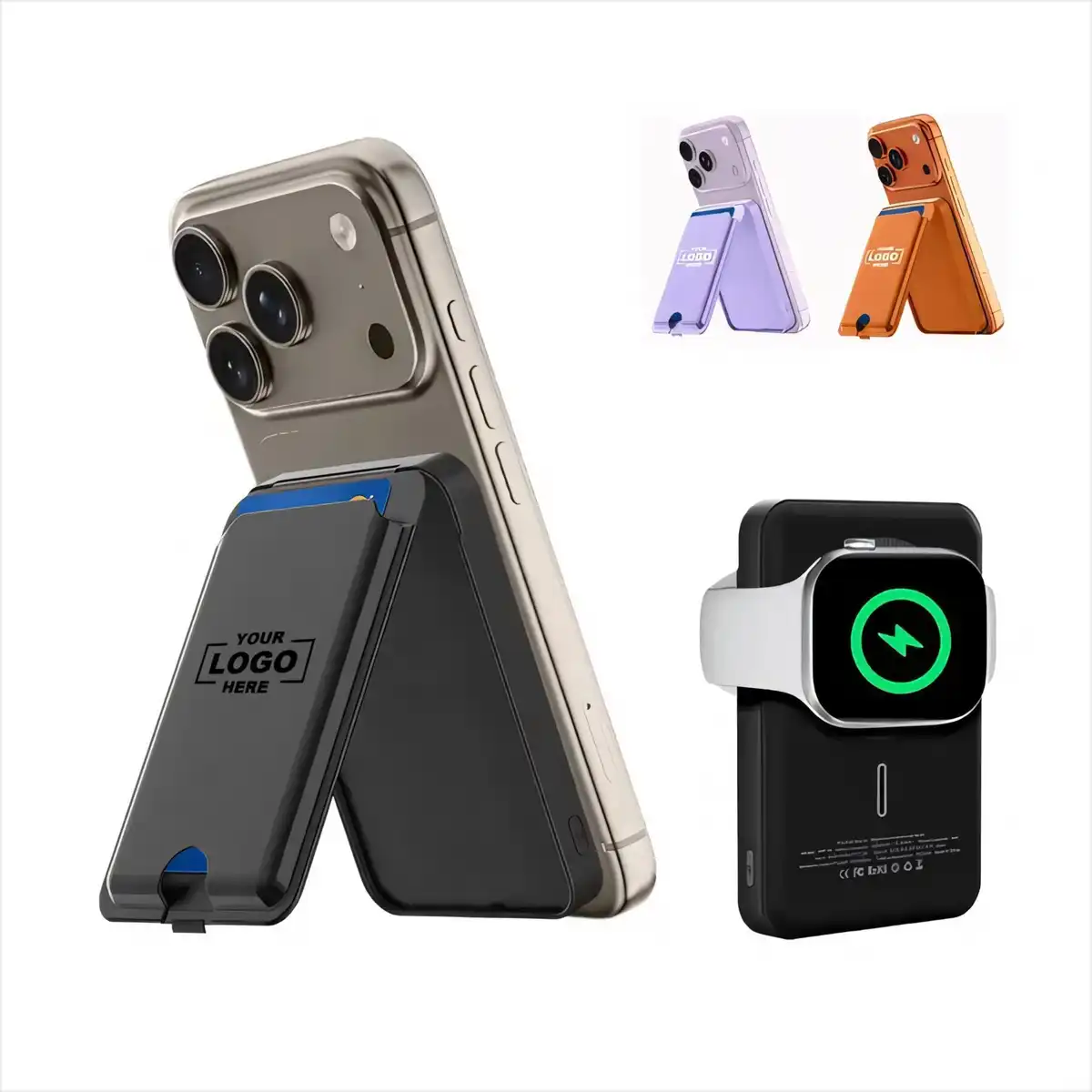 Magnetic Wallet Power Bank 15W