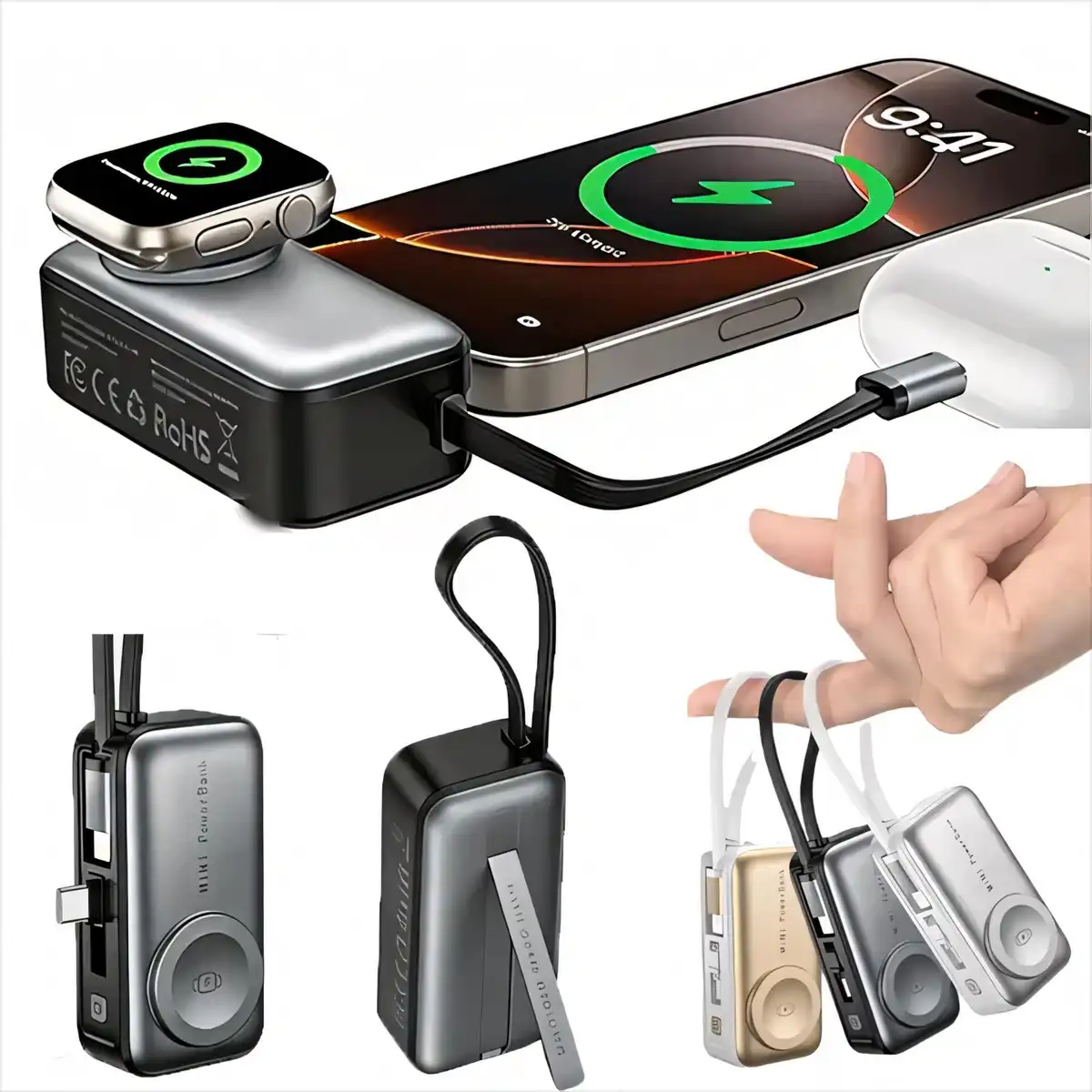 3-in-1 Wireless Power Bank