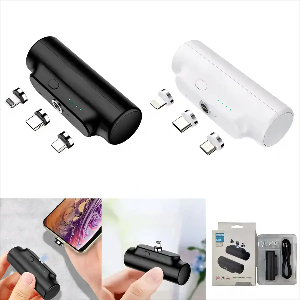 Magnetic 3000mAh Pocket Power Bank