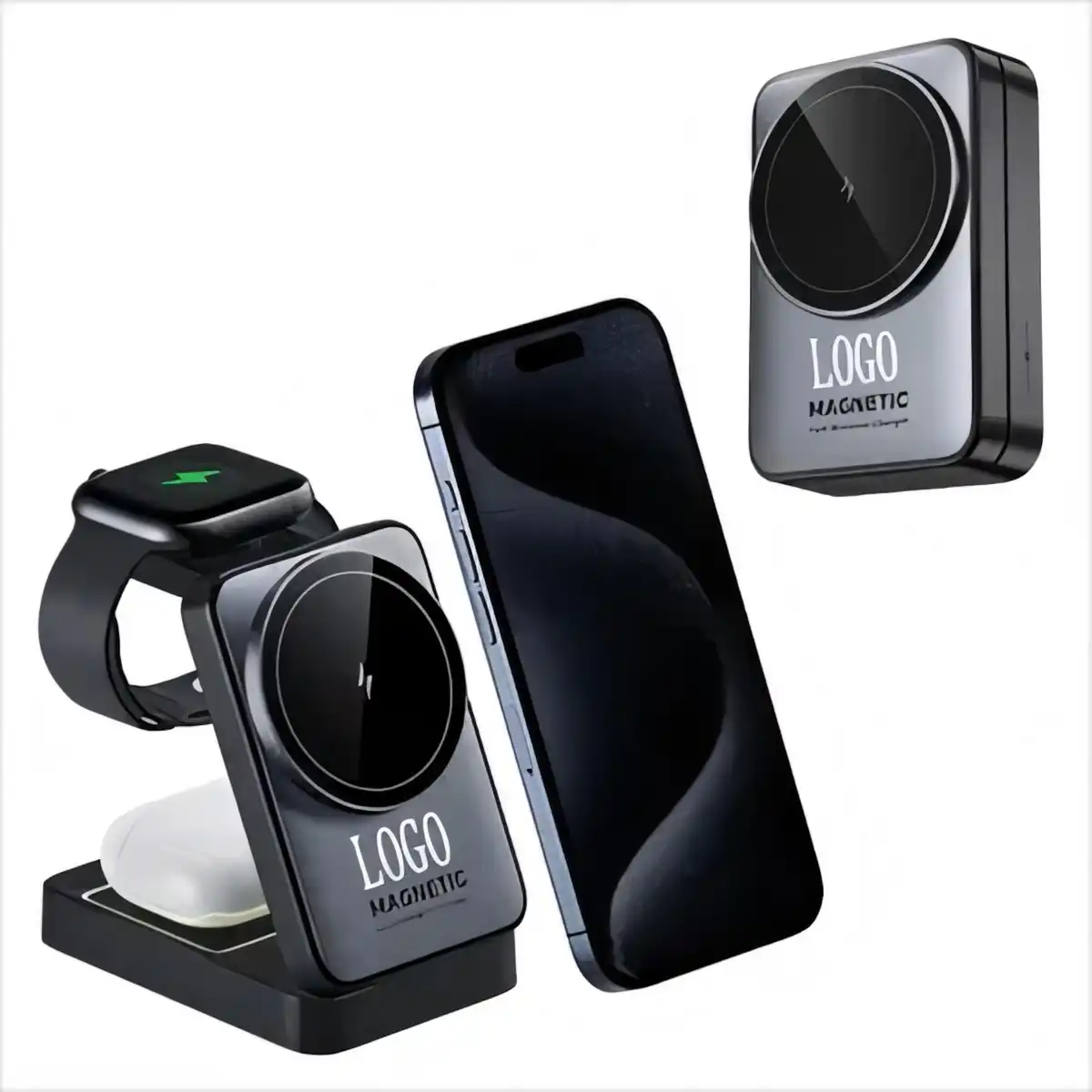 Magnetic 3-in-1 Charging Station product detail view