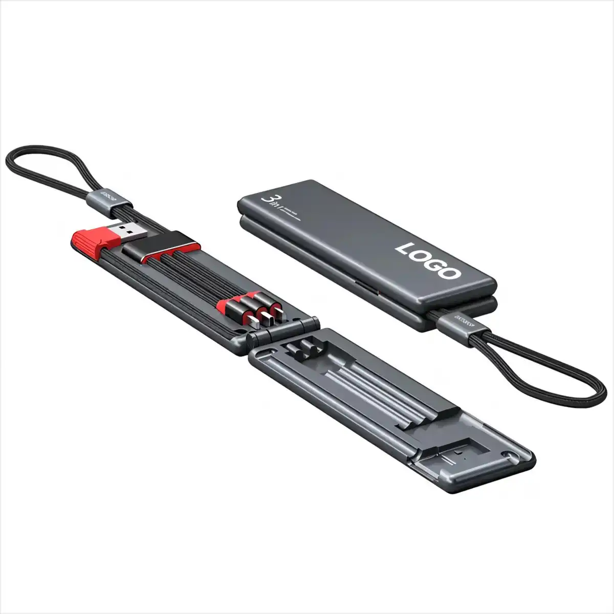 3-in-1 Braided Charging Cable